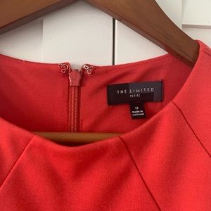 The Limited petite reddish orange dress